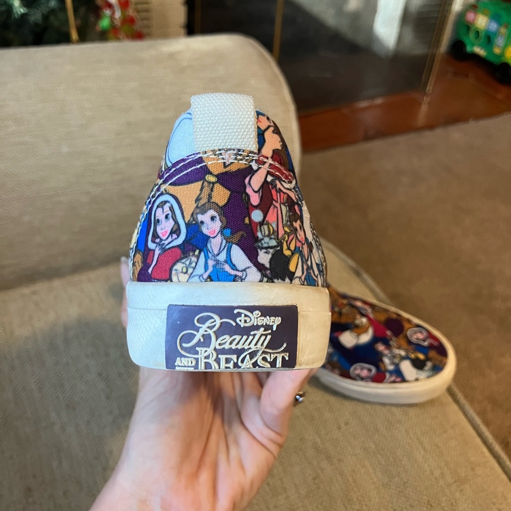 Disney enchanted winter beauty and the beast slip on shoes - Picture 5 of 6